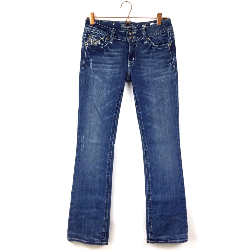 Miss Me JP5010BTB Boot Bling Denim Jeans